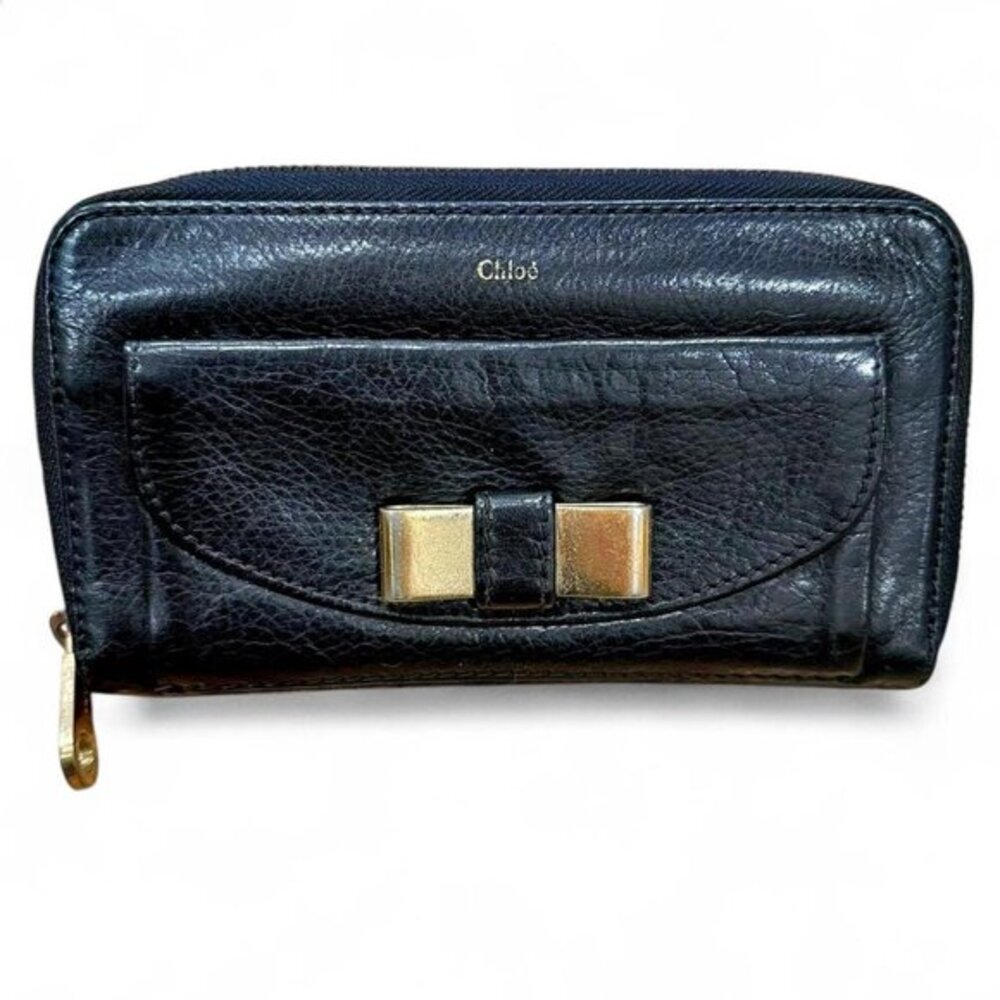 Chloé Black and Gold Zipper Detail